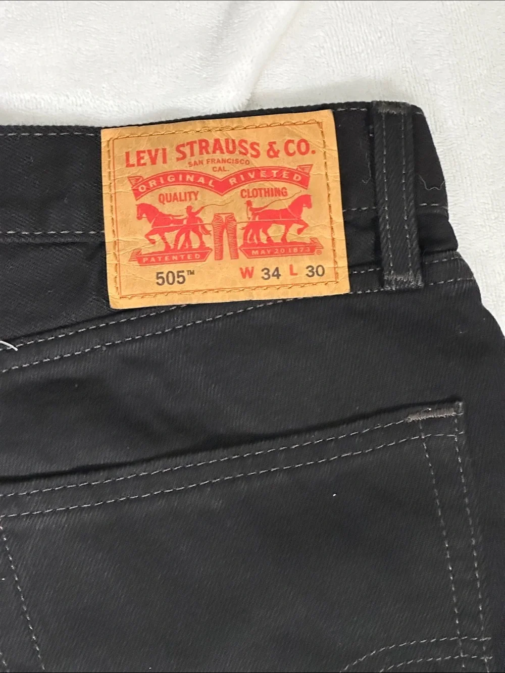 NWT Levi's Black 505 Jeans - Straight Leg Men's Jeans